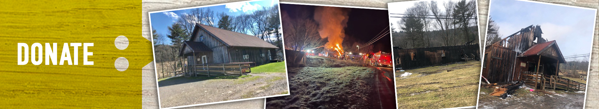 Hillside Education Center for summer camps caught on fire